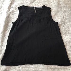 Black top with cute bust detail